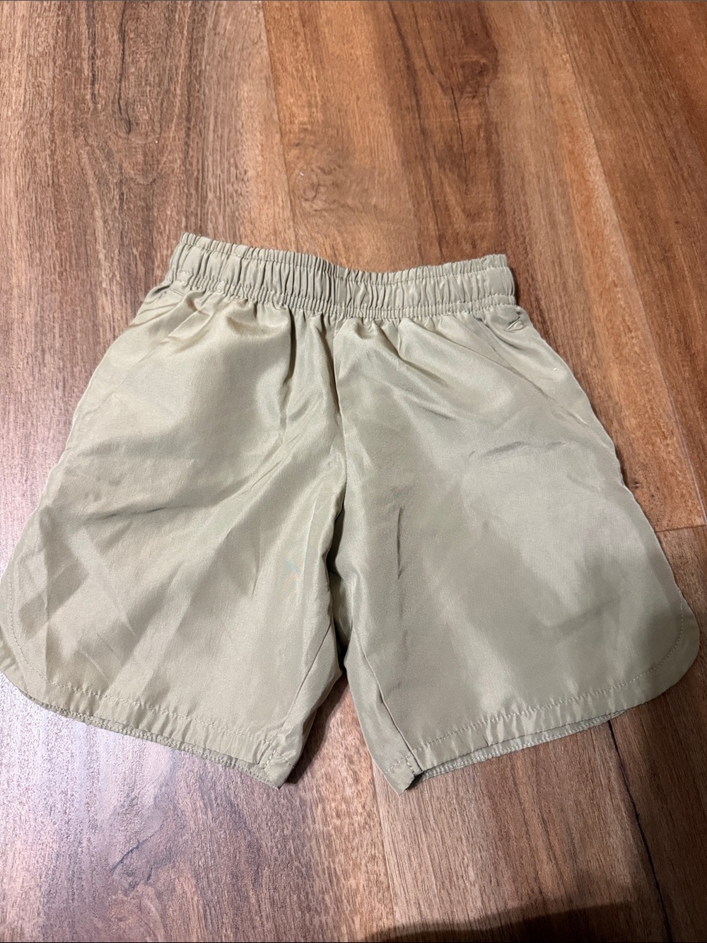 Nike Kids Elastic-Waist Khaki Shorts